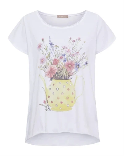 Marta du Chateau - MDCMarie T-shirt - Yellow